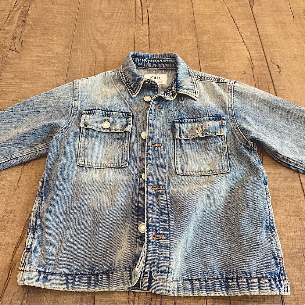 Kids Zara Denim Shacket